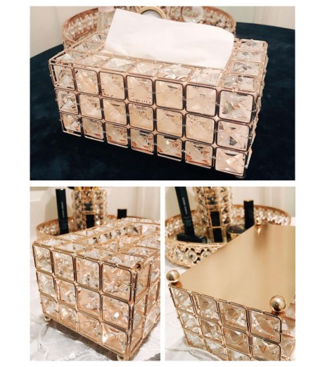 Tissue Storage Box European Style Exquisite Home Essential Box